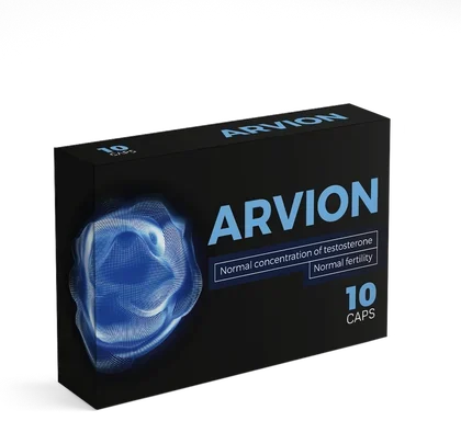 ARVION – černá krabička s deseti kapslemi, doplněk stravy se zinkem