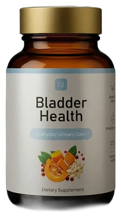 Bladder Health – dóza s kapslemi se zinkem a brusinkou standardizovanou na 30 % PAC