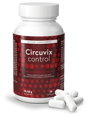 Circuvix Control – kapsle s výtažkem z hroznů a ze zeleného čaje