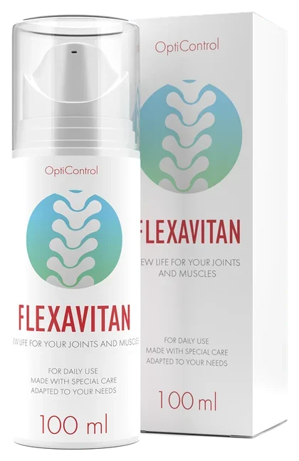 Flexavitan Max – dávkovač se 100 ml kosmetického gelu s kafrem a eukalyptovým olejem
