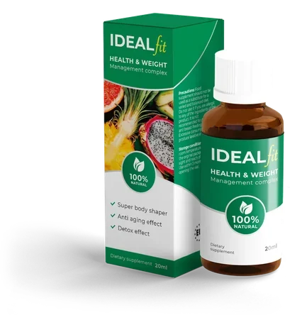 IdealFit – lahvička kapek s L-karnitinem, doplněk stravy k rozpuštění ve vodě