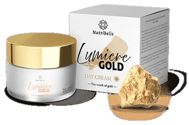 Lumiere Gold – kelímek pleťového krému s 24karátovým zlatem a bambuckým máslem