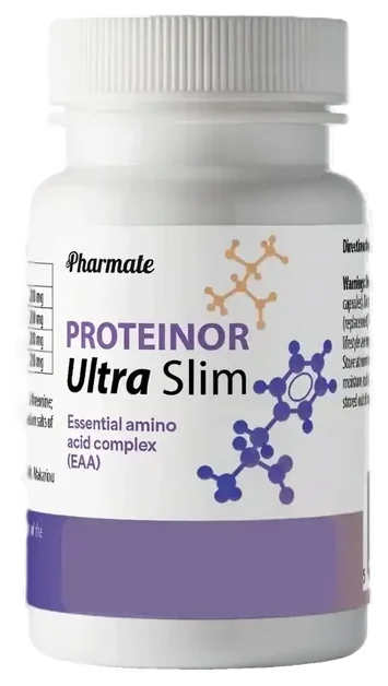 Proteinor Ultra Slim – bílá dóza, komplex esenciálních aminokyselin, 30 kapslí